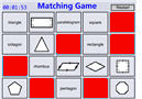 2D Shapes Game (Concentration)