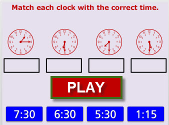 Time Matching Game